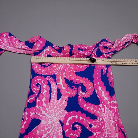 Lilly Pulitzer Laurana Dress Off The Shoulder Ocean Engineered Tentacles XS - Picture 9 of 11